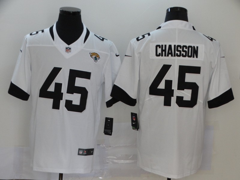 NFL Jacksonville Jaguars #45 Chaisson White Vapor Limited Jersey