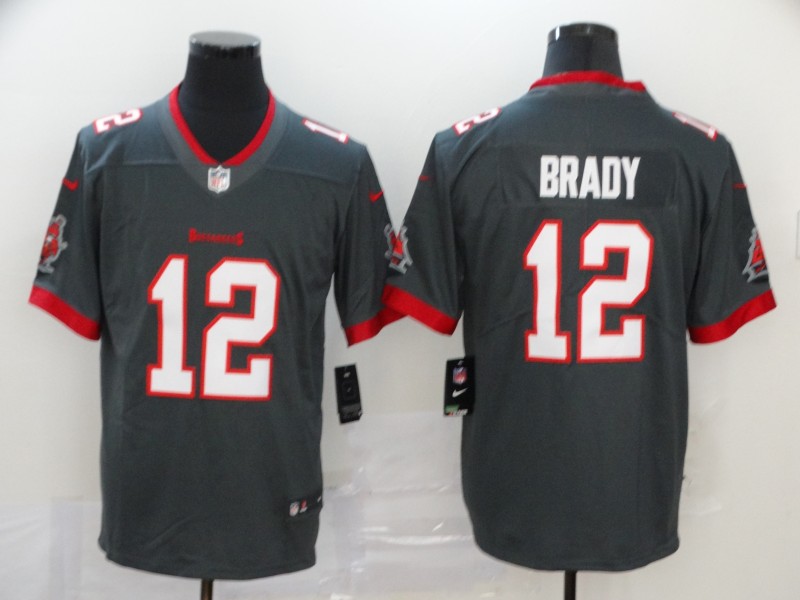 NFL Tampa Bay Buccaneers #12 Brady New Grey Limited Jersey