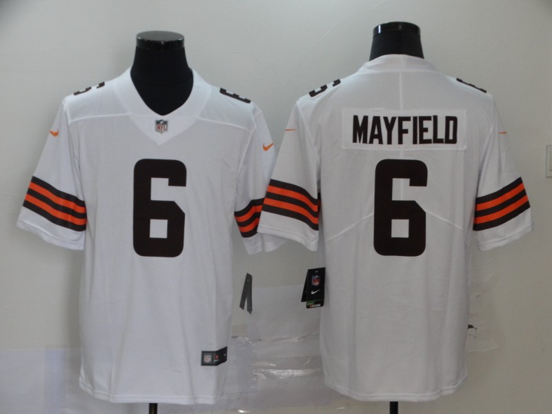 NFL Cleveland Browns #6 Mayfield White Limited Jersey
