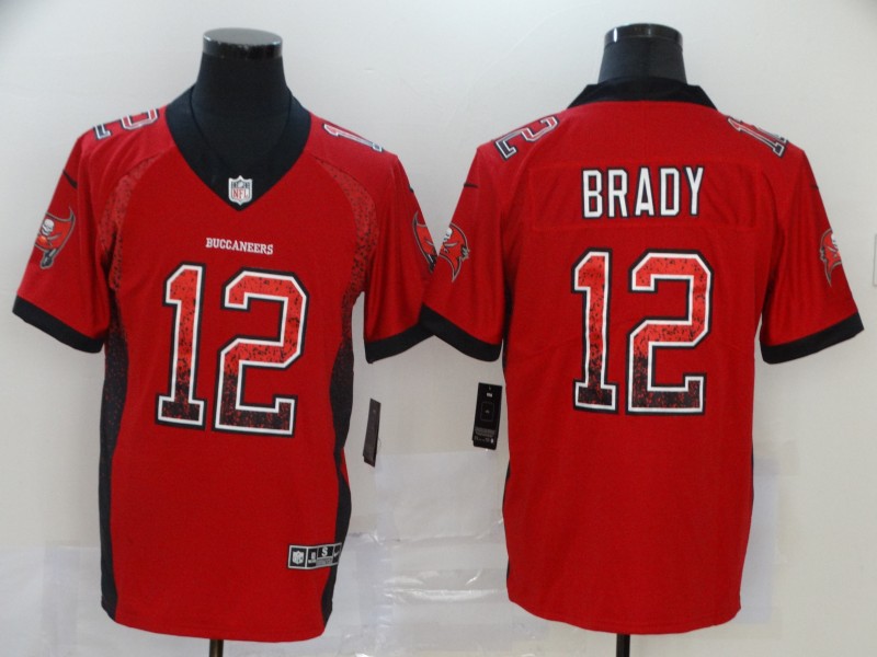 NFL Tampa Bay Buccaneers #12 Brady Red Limited Jersey