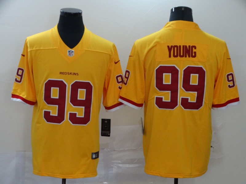 NFL Washington Redskins #99 Young Yellow Color Rush Limited Jersey