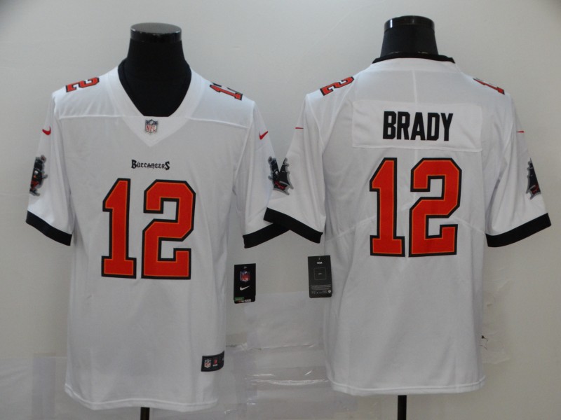 NFL Tampa Bay Buccaneers #12 Brady New White Limited Jersey