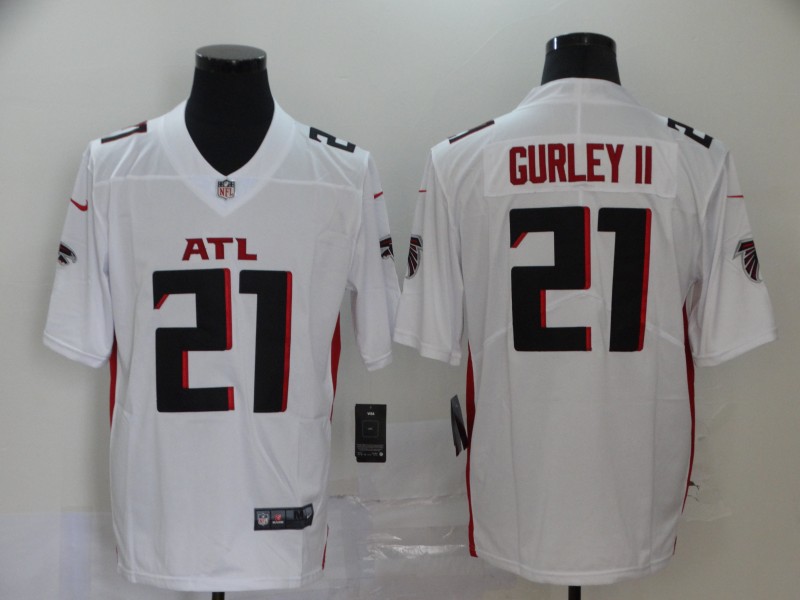 NFL Atlanta Falcons #21 Gurley II White Vapor Limited Jersey