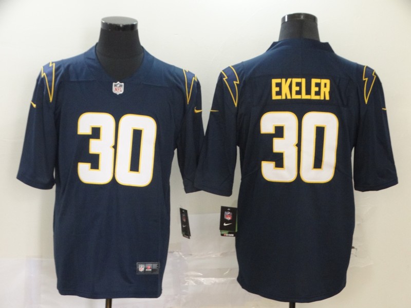NFL San Diego Chargers #30 Ekeler Blue Vapor Limited Jersey