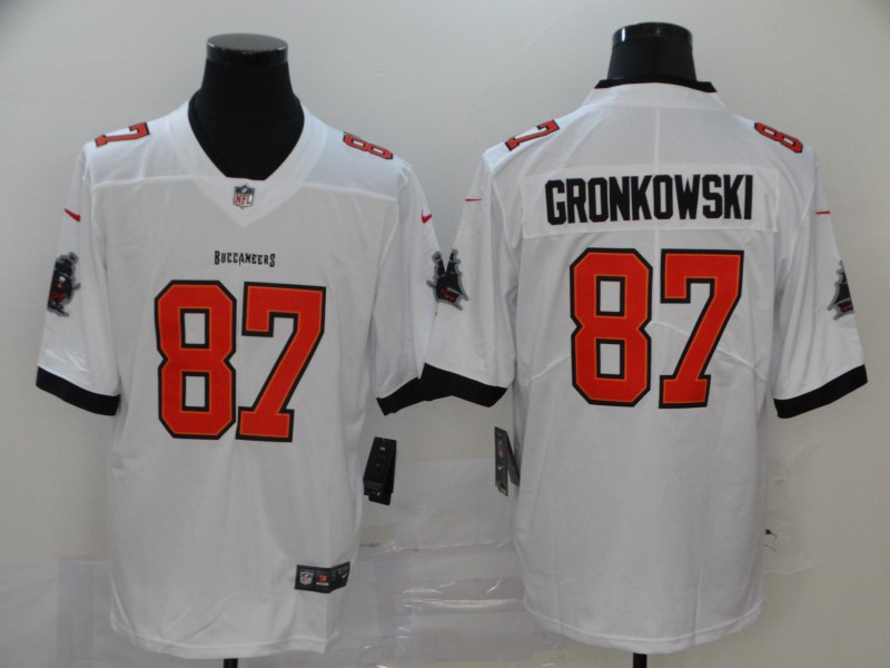 NFL Tampa Bay Buccaneers #87 Gronkowski New White Limited Jersey