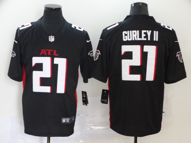 NFL Atlanta Falcons #21 Gurley II Black Vapor Limited Jersey