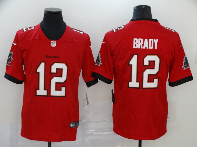 NFL Tampa Bay Buccaneers #12 Brady New Red Limited Jersey