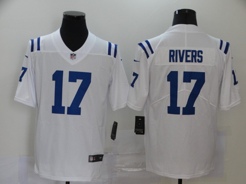 NFL Indianapolis Clots #17 Rivers White Vapor Limited Jersey