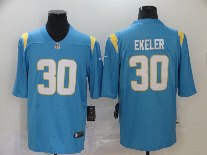 NFL San Diego Chargers #30 Ekeler L.Blue Vapor Limited  Jersey
