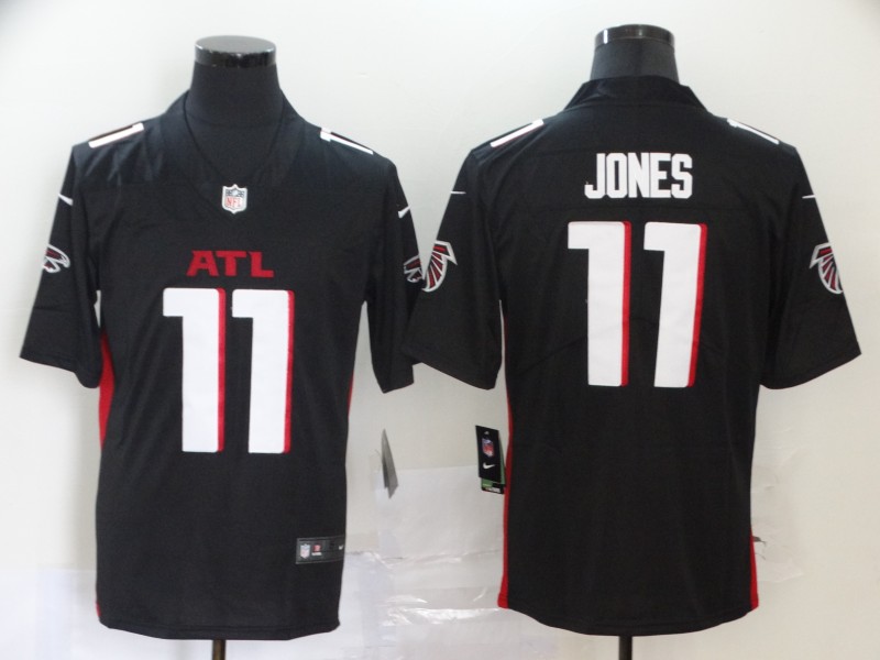 NFL Atlanta Falcons #11 Jones Black Vapor Limited Jersey