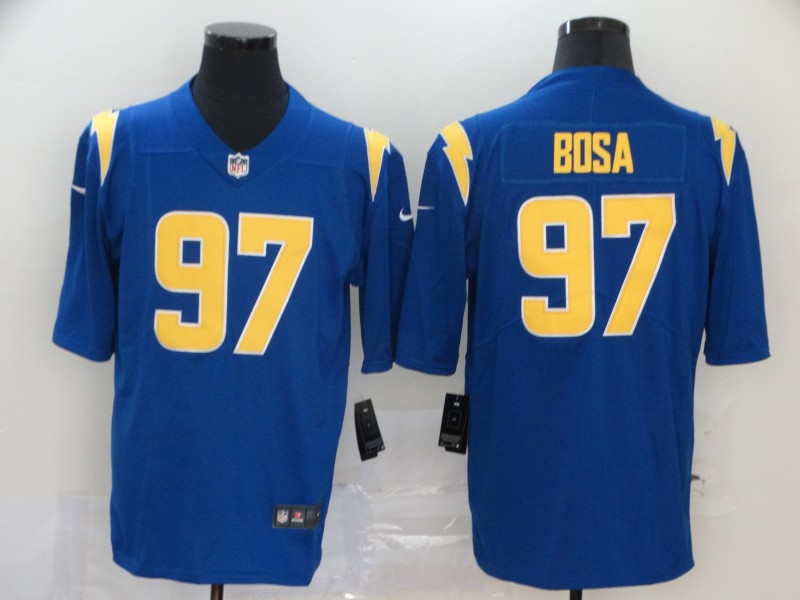 NFL San Diego Chargers #97 Bosa Color Rush Limited L.Blue Jersey