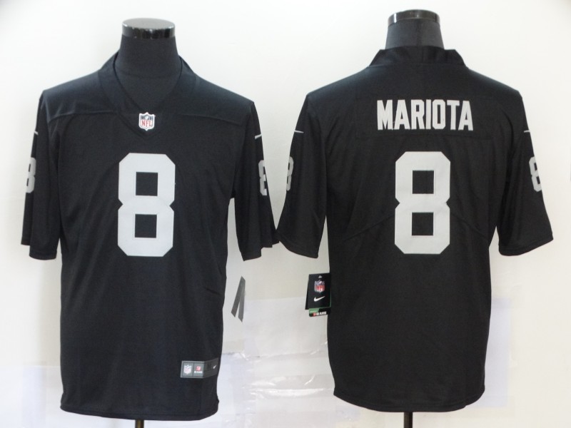 NFL Oakland Raiders #8 Mariota Black Vapor Limited Jersey
