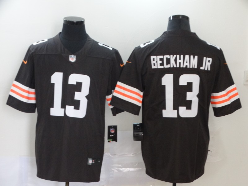 NFL Cleveland Browns #13 Beckham JR Brown Limited Jersey