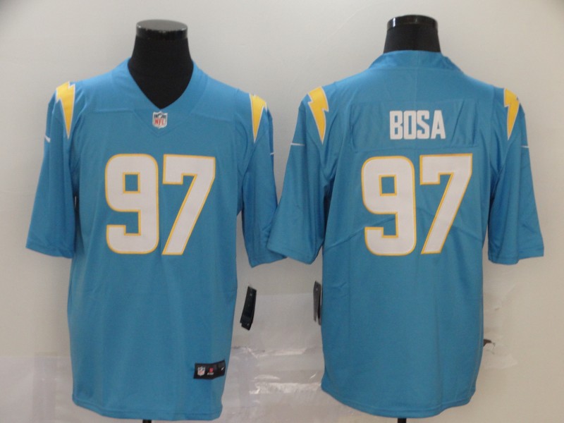 NFL San Diego Chargers #97 Bosa Vapor Limited L.Blue Jersey