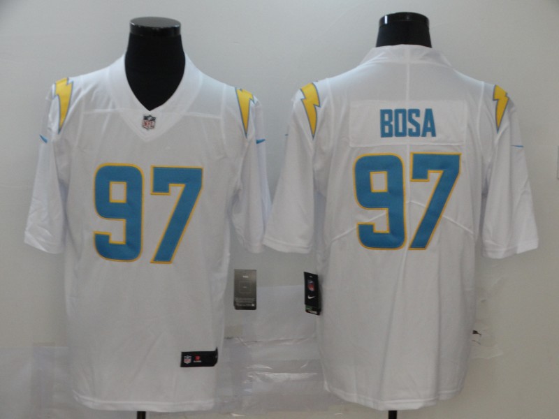 NFL San Diego Chargers #97 Bosa Vapor Limited White Jersey