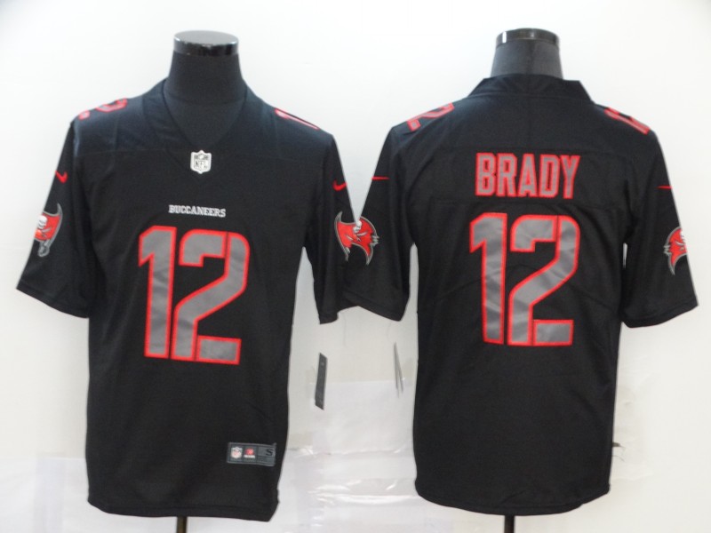 NFL Tampa Bay Buccaneers #12 Brady Black Limited Jersey