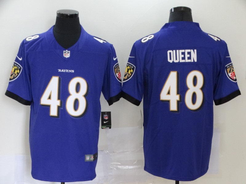 NFL Baltimore Ravens #48 Queen Purple Vapor Limited Jersey
