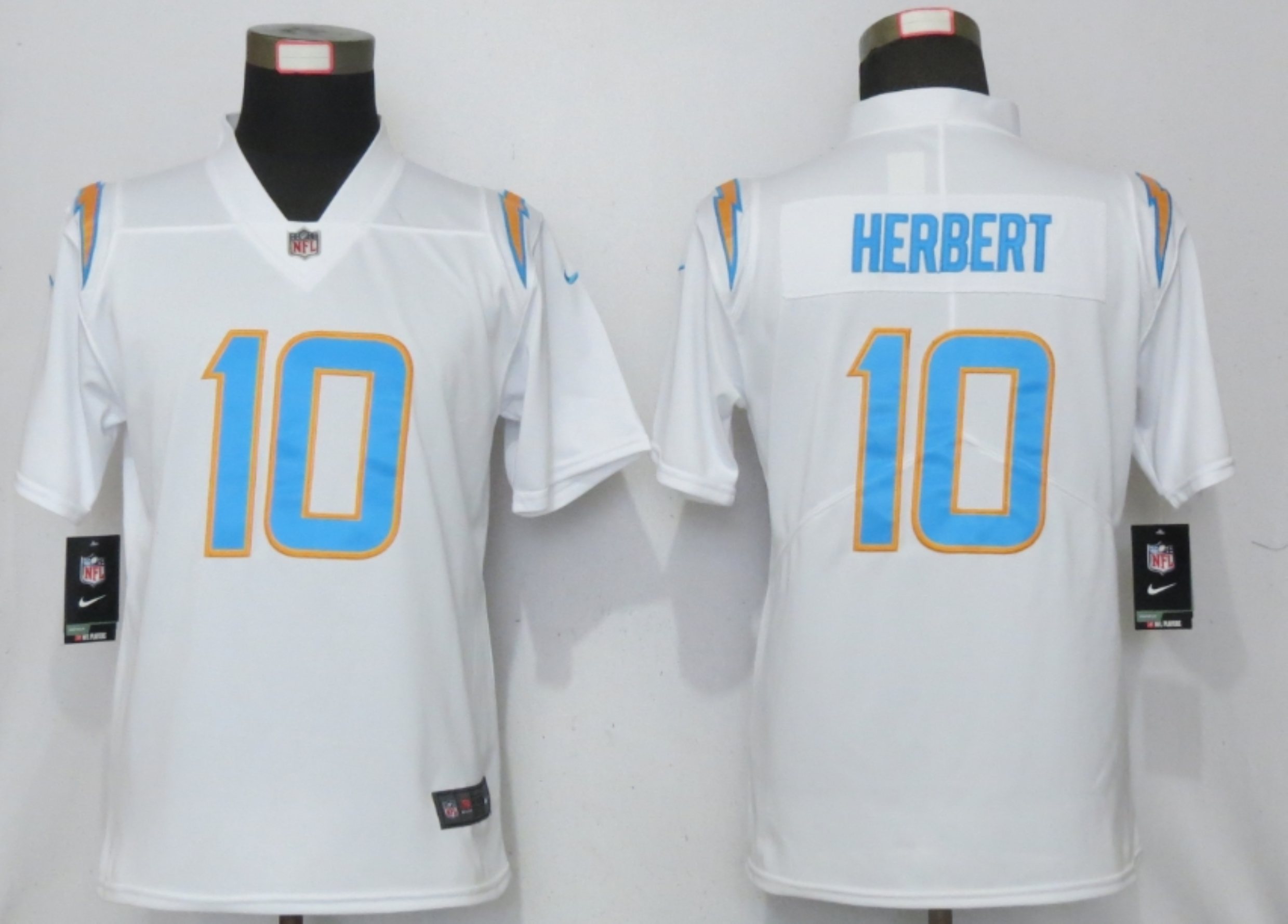 Women Nike San Diego Chargers 10 Herber White Alternate Jersey