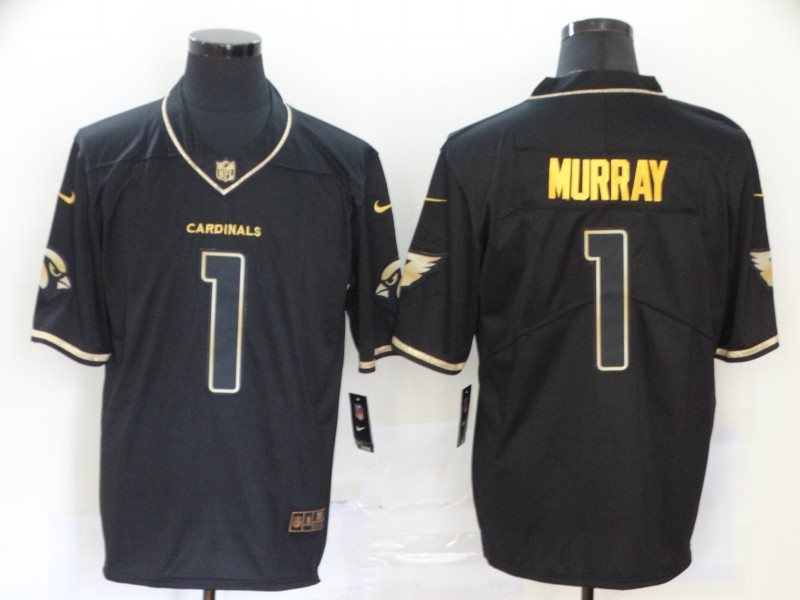 NFL Arizona Cardiinals #1 Murray Black Gold Limited Jersey