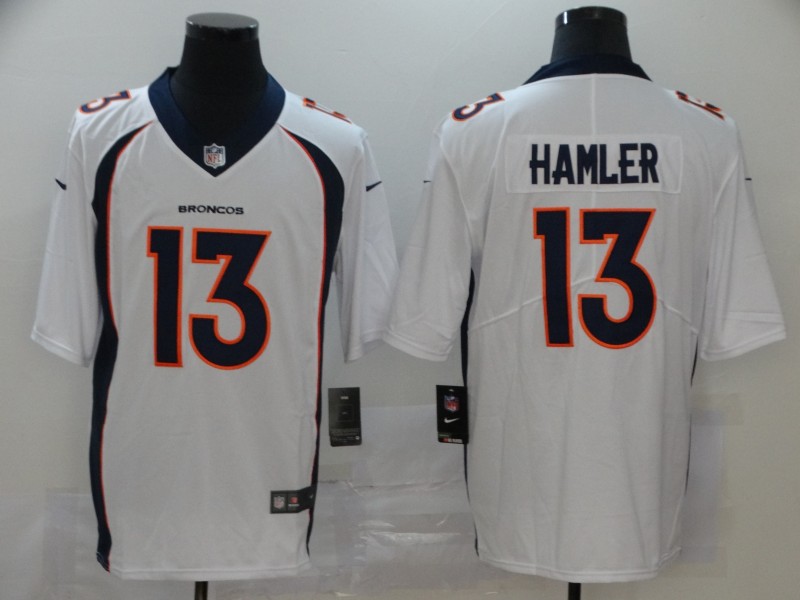 NFL Denver Broncos #13 Hamler White Vapor Limited Jersey