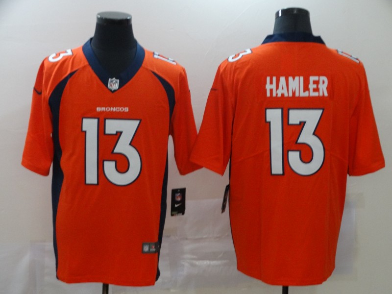 NFL Denver Broncos #13 Hamler Orange Vapor Limited Jersey