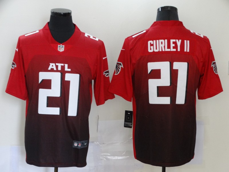 NFL Atlanta Falcons #21 Gurley II Vapor Limited Red Jersey