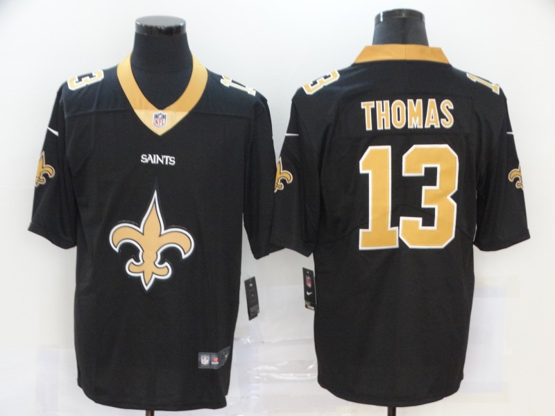 NFL New Orleans Saints #13 Thomas Black Team Logo Fashion Jersey