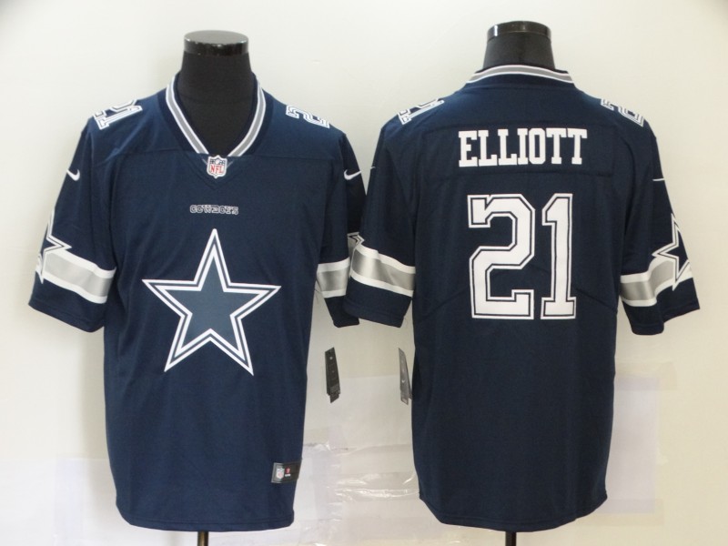 NFL New Enagland Patriots #21 Elliott Blue Team Logo Fashion Jersey