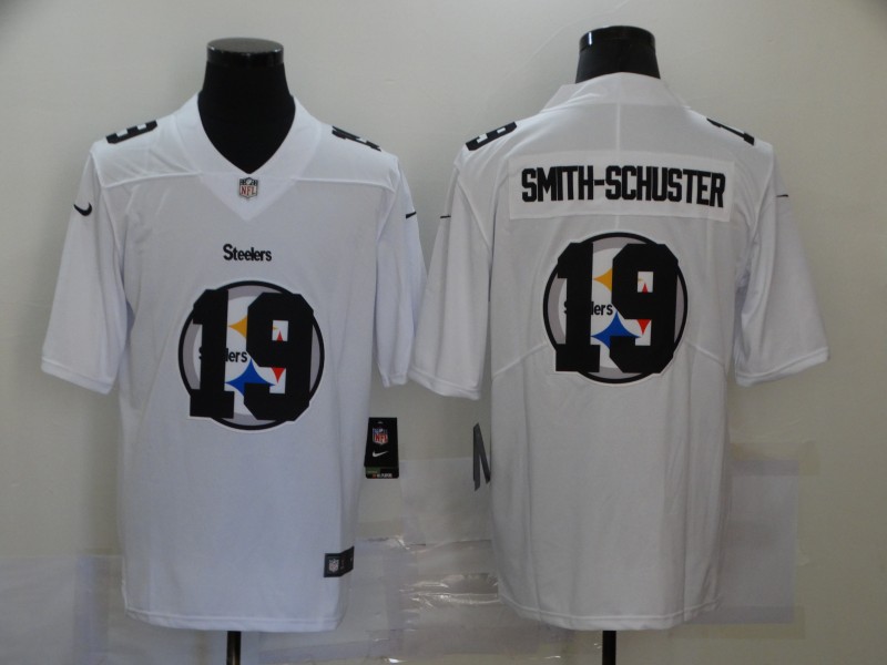 NFL Pittsburgh Steelers #19 Smith-Schuster White Shadow Limited Jersey