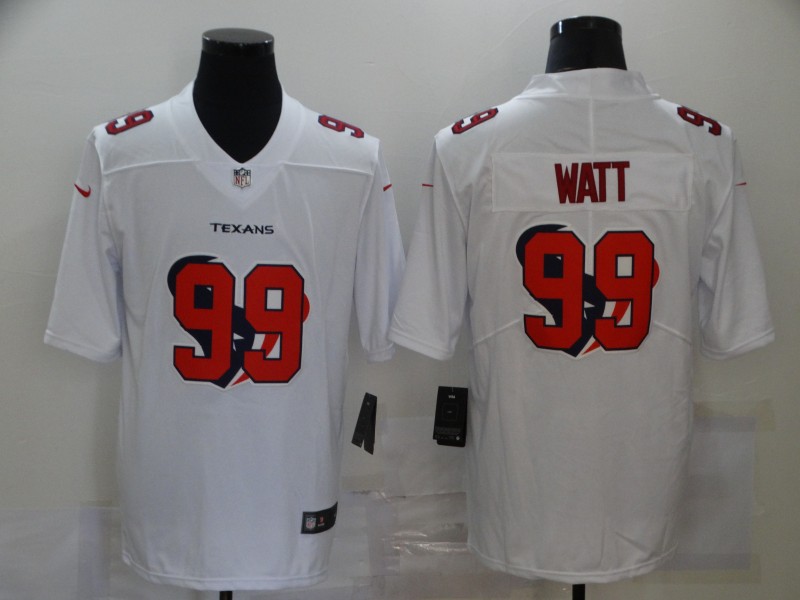 NFL Houston Texans #99 Watt White Shadow Limited Jersey