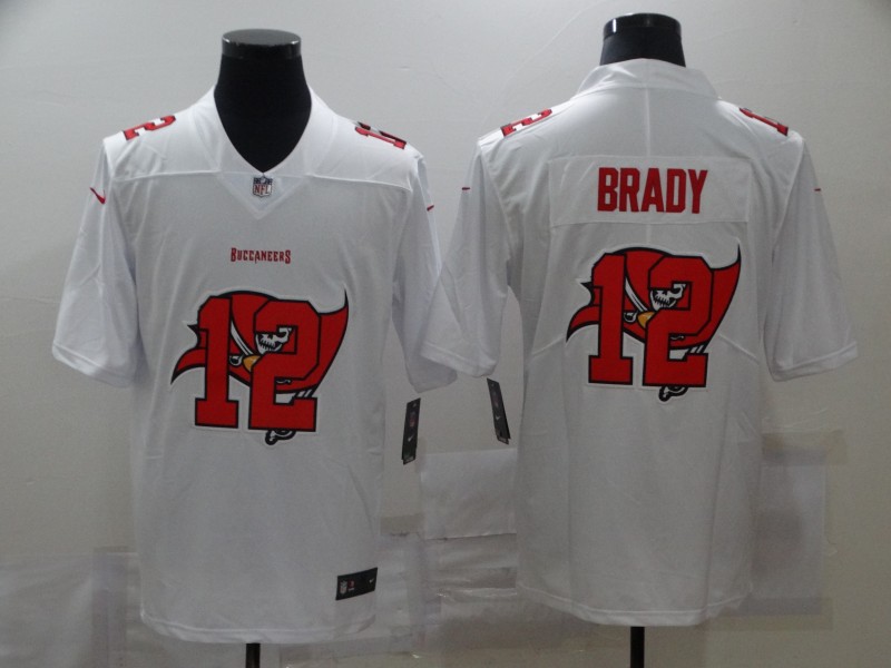 NFL Tampa Bay Buccaneers #12 Brady White Shadow Limited Jersey