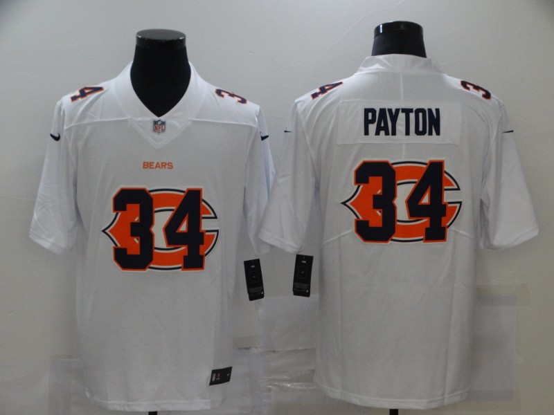 NFL Chicago Bears #34 Payton White Shadow Limited Jersey