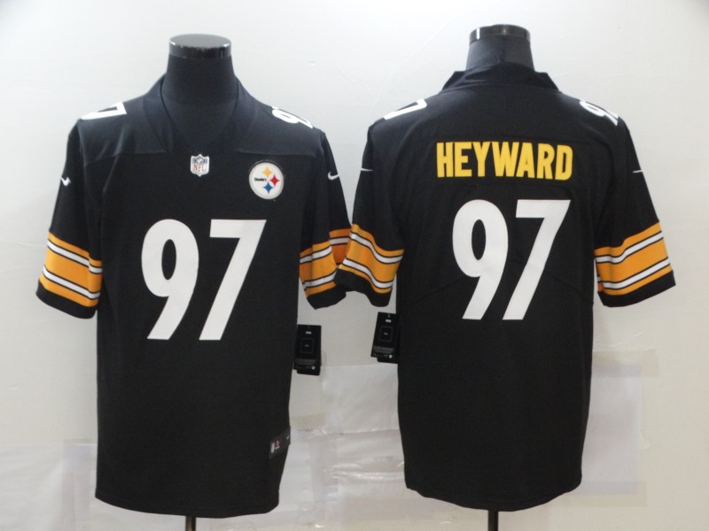 NFL Pittsburgh Steelers #97 Heyward Black Vapor Limited Jersey