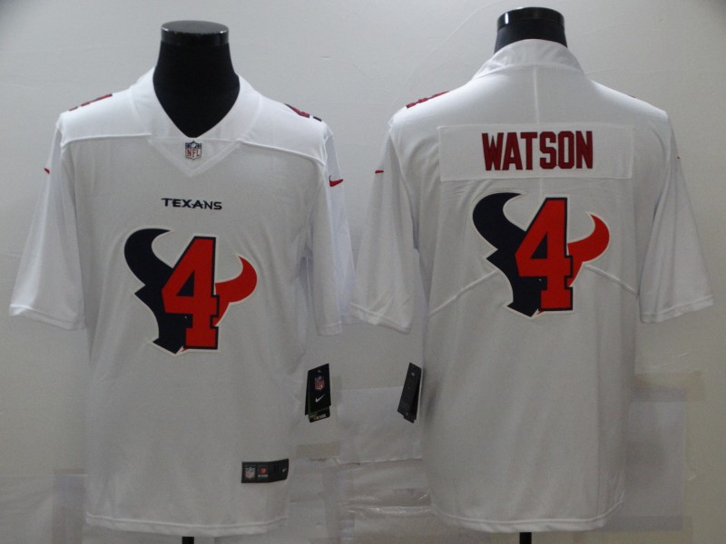 NFL Houston Texans #4 Watson White Shadow Limited Jersey