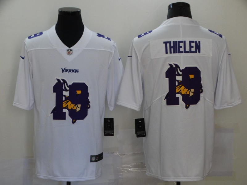 NFL Minnesota Vikings #19 Thielen White Shadow Limited Jersey