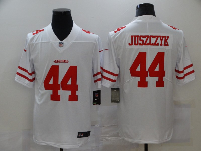 NFL San Francisco 49ers #44 Juszczyk White Vapor Limited Jersey