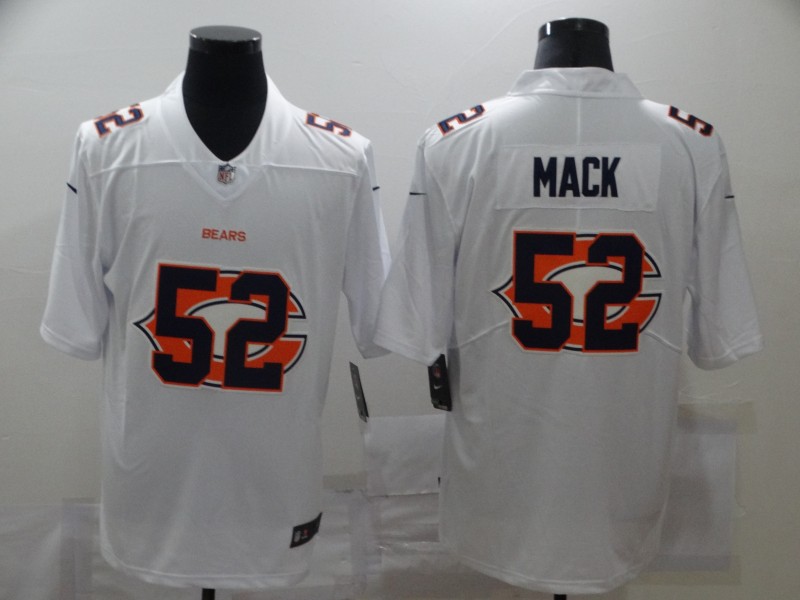 NFL Chicago Bears #52 Mack White Shadow Limited Jersey