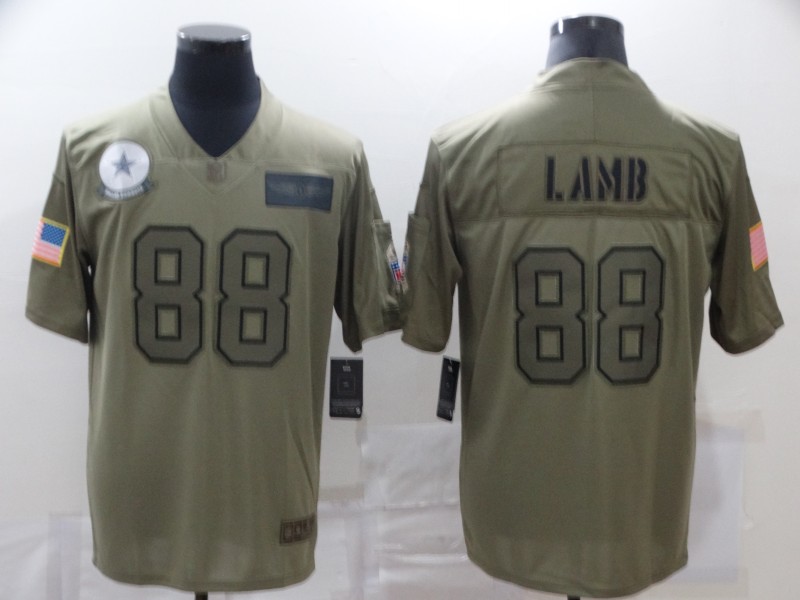 NFL Dallas Cowboys #88 Lamb Salute to Service Camo Limited Jersey