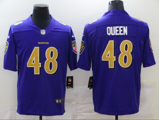 NFL Baltimore Ravens #48 Queen Purple Color Rush Limited Jersey