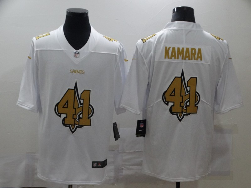 NFL New Orleans Saints #41 Kamara White Shadow Limited Jersey