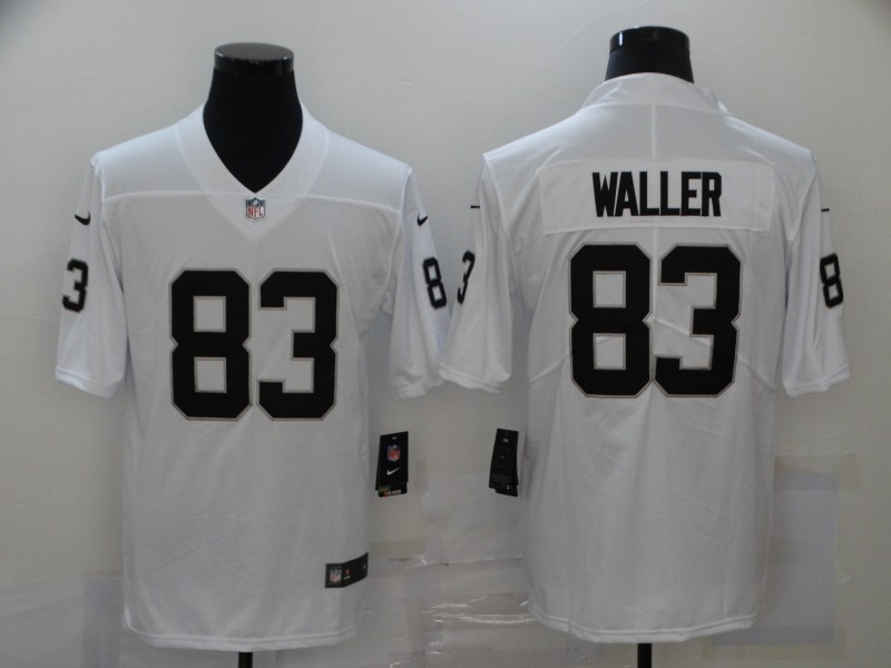 NFL Oakland Raiders #83 Waller White Vapor Limited Jersey