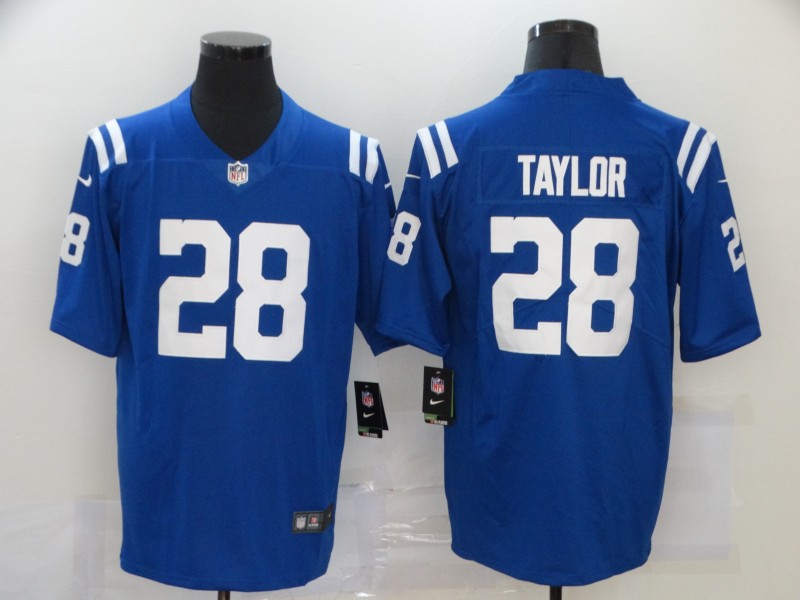 NFL Indianapolis Colts #28 Taylor Blue Vapor Limited Jersey