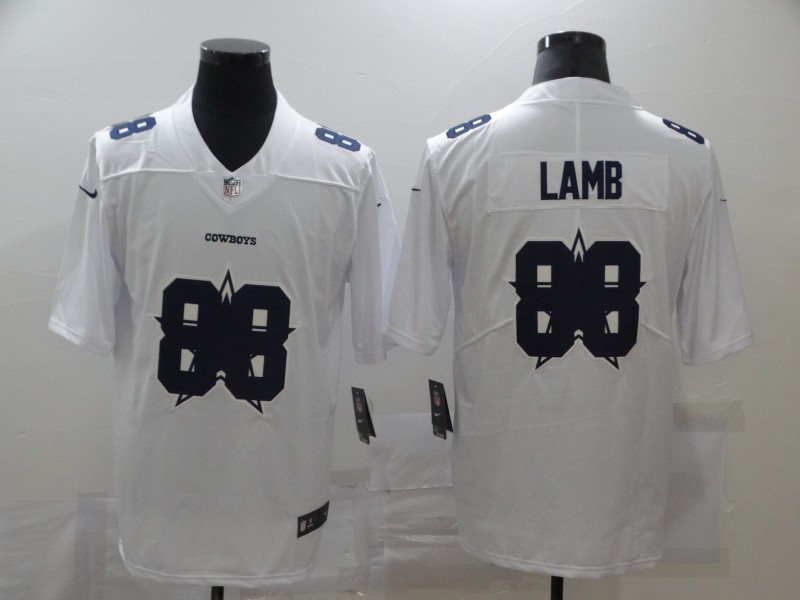 NFL Dallas Cowboys #88 Lamb White Shadow Limited Jersey