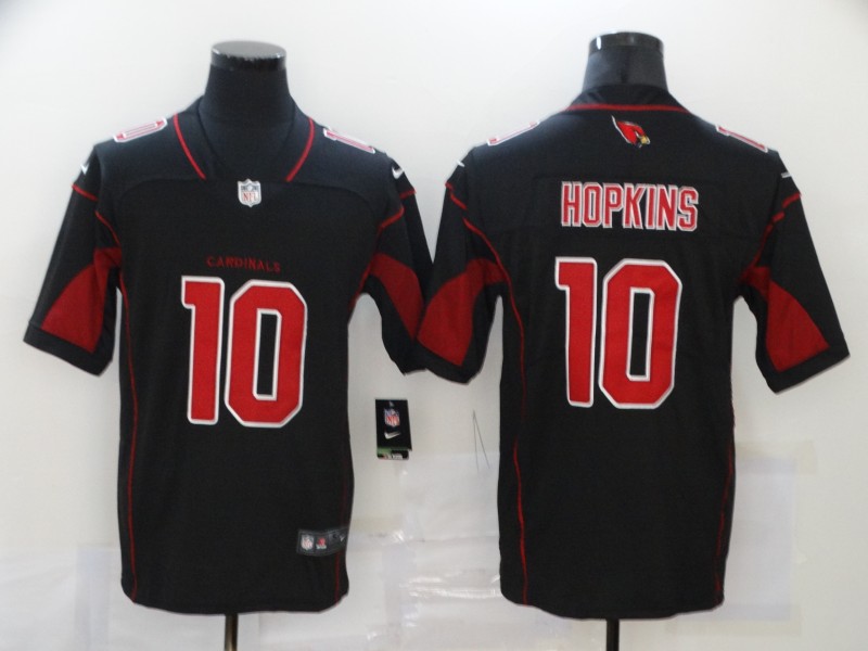 NFL Arizona Cardinals #10 Hopkins Black Color Rush Limited Jersey