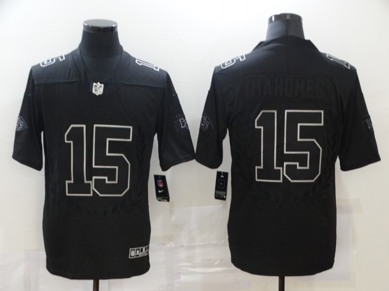 NFL Kansas City Chiefs #15 Mahomes Black Limited Jersey