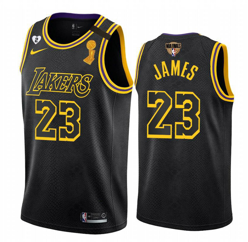 NBA Los Angeles Lakers #23 James Black Champion Jersey
