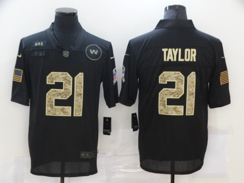NFL Washington Redskins #21 Taylor Black Salute to Service Jersey