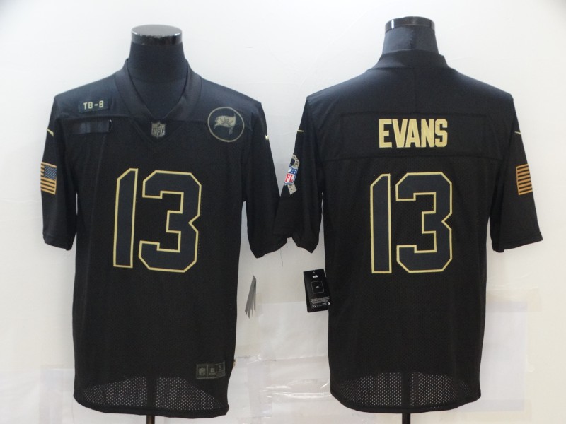 NFL Tampa Bay Buccaneers #13 Evans Salute to Service  Black Jersey
