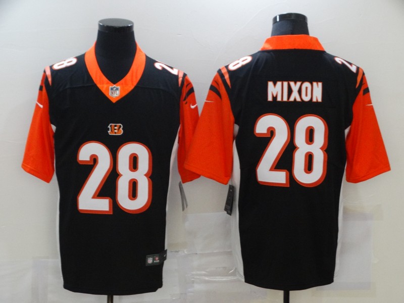 NFL Cincinnati Bengals #28 Mixon Black Vapor Limited Jersey