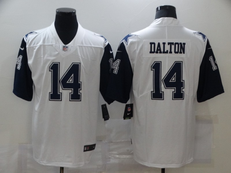 NFL Dallas Cowboys #14 Dalton White Color Rush Limited Jersey